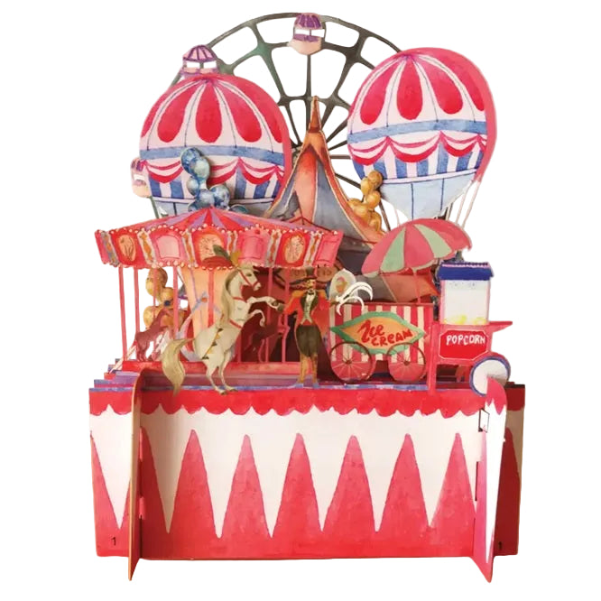 Amusement Park Pop Up Card