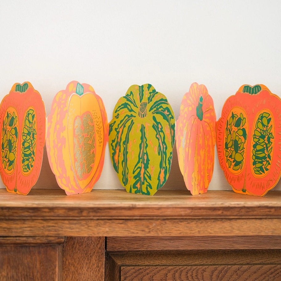 Pumpkin Concertina Garland