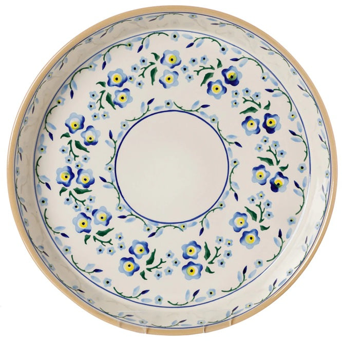 Quiche Dish - Forget Me Not
