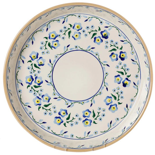 Quiche Dish - Forget Me Not