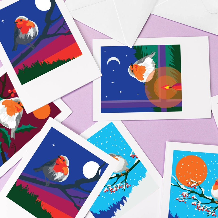 Robin Greeting Cards Box