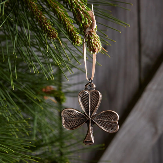 Shamrock Bronze Ornament