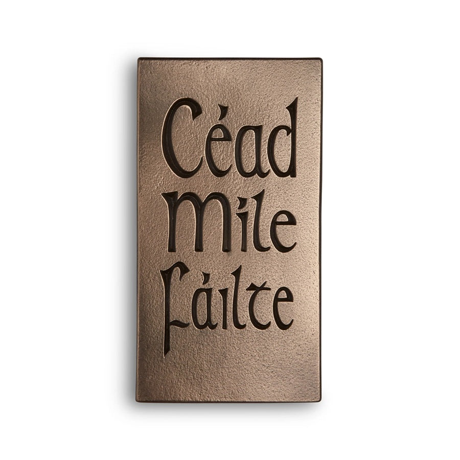 Céad Mile Fáilte Bronze Plaque