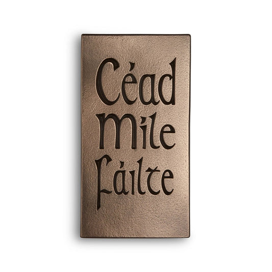 Céad Mile Fáilte Bronze Plaque