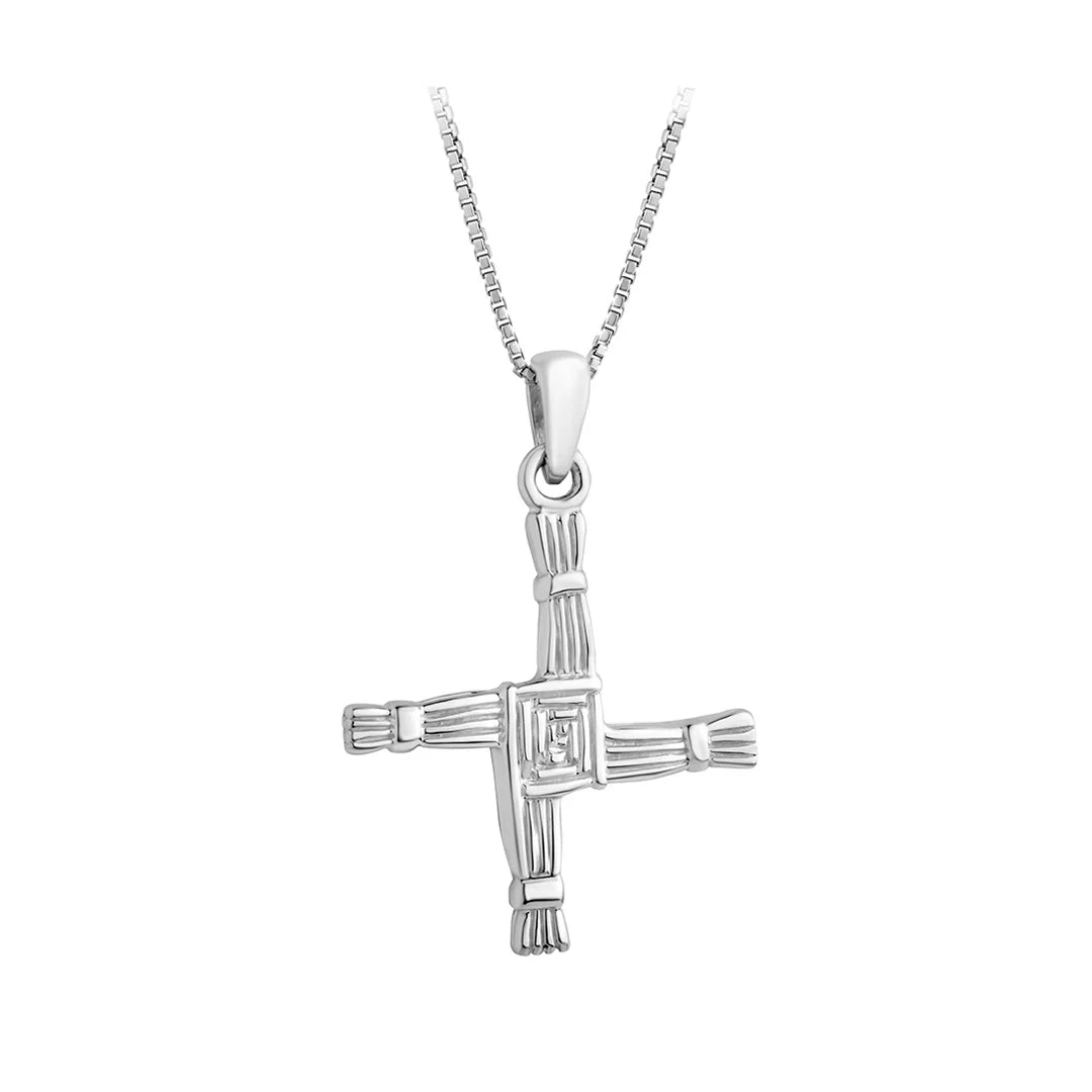 Sterling Silver St. Brigid's Cross Necklace