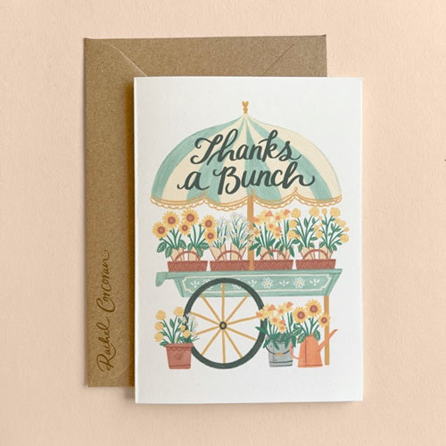 Thanks A Bunch Thank You Card