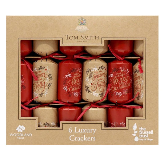 Tom Smith Kraft Tree Cracker - 6 Pack