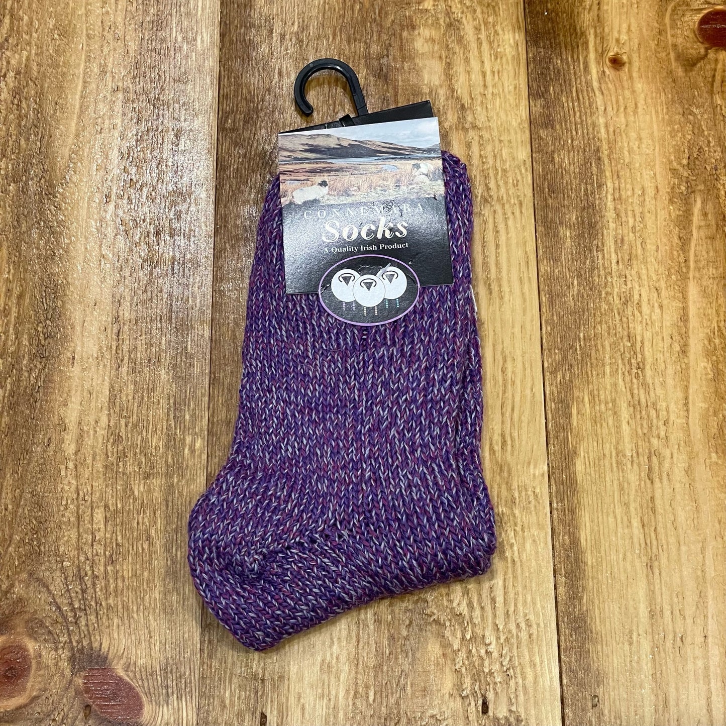 Extra Large Irish Heathered Socks